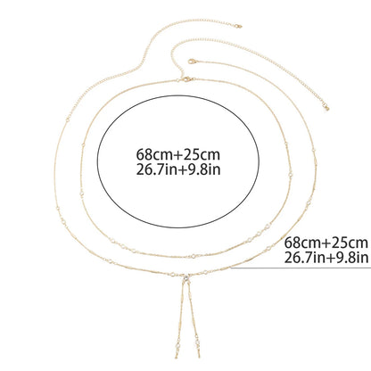 Stainless Steel Coin Charm Belly Chain for Women - Smarsty