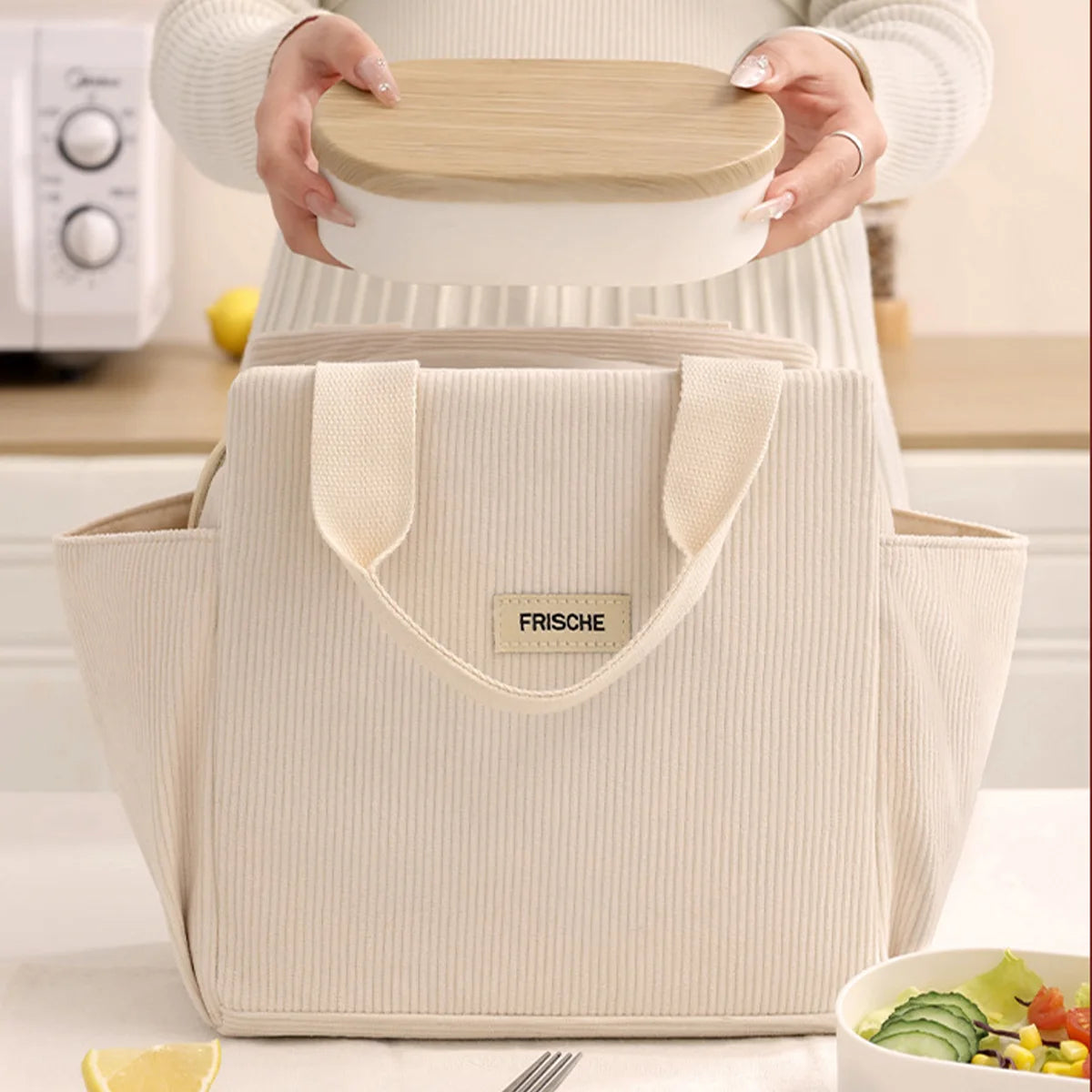 Insulated Lunch Bag Leakproof Large Reusable For Two - Smarsty