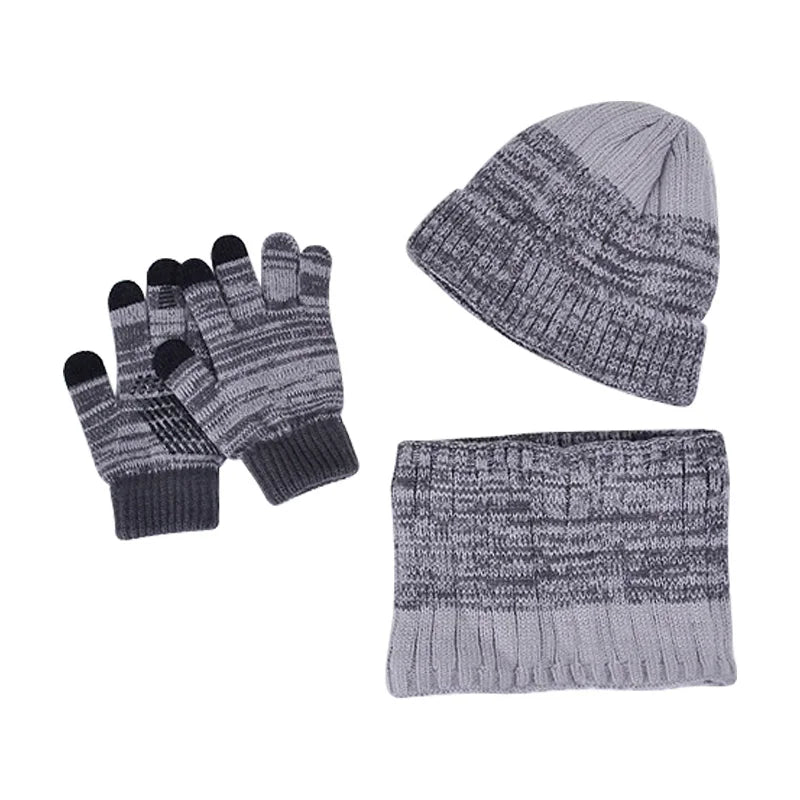 Kids Winter Hat Scarf Gloves Set Warm And Cozy Essentials - Smarsty