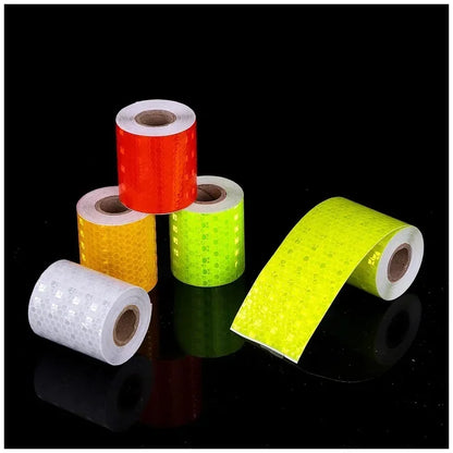 6 Colors Reflective Strip 5cm X 3m Reflective Car Sticker Tape Car Truck Trailer Safety Accessories by Smarsty