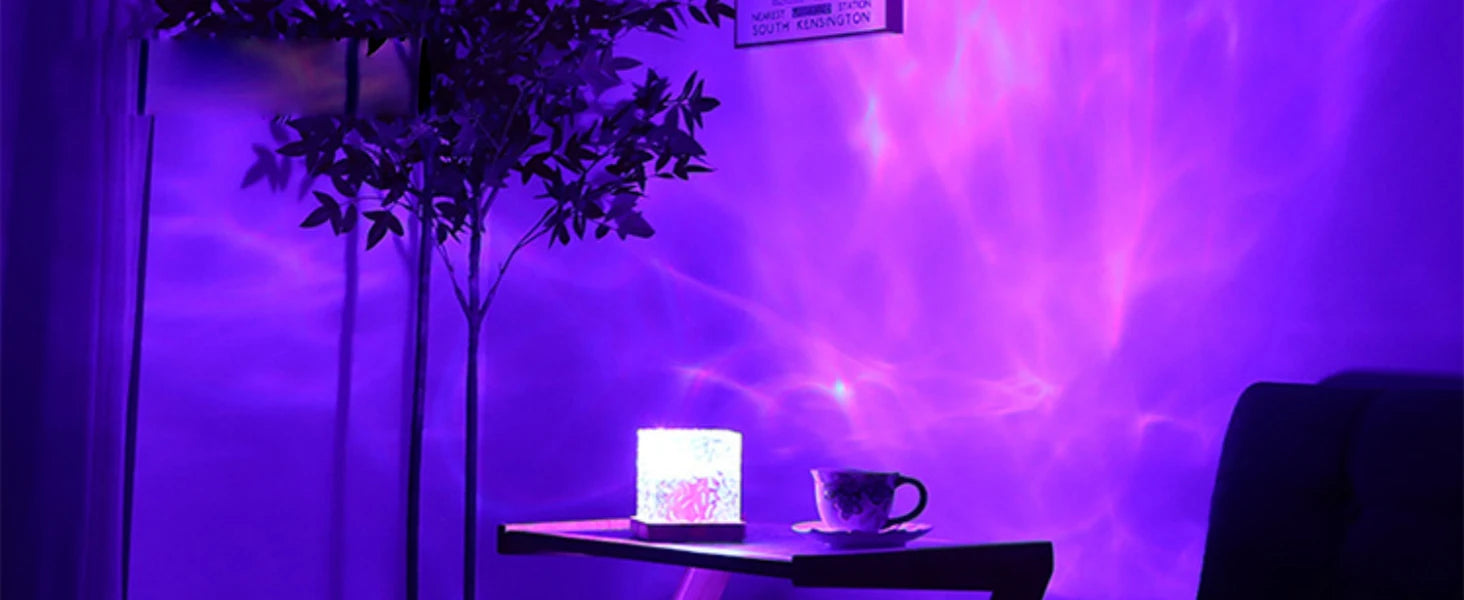 Ocean Wave Projector Light with 16 Color Options - Smarsty