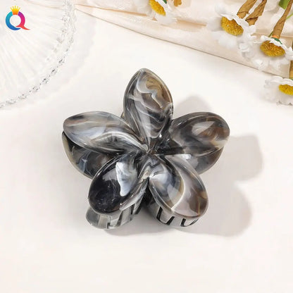 Hawaiian Flower Hair Claw Clips For Thin Hair Lightweight - Smarsty