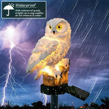 Solar Powered Owl Garden Light for Outdoor Decoration - Smarsty