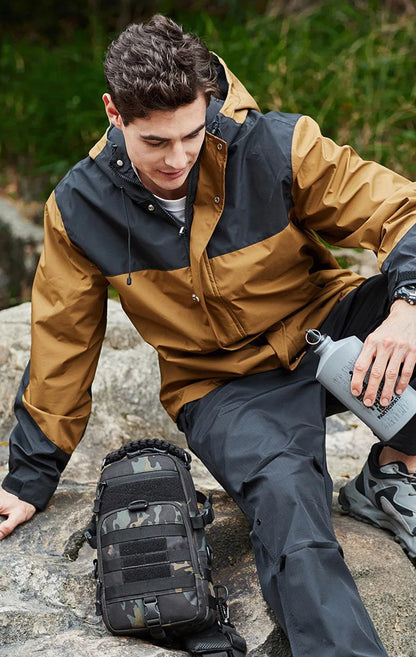 Camping Chest Bag Tactical Backpack for Men Sport Shoulder Outdoor Hiking Climbing Cycling Fishing Travel MOLLE Sling Fanny Pack