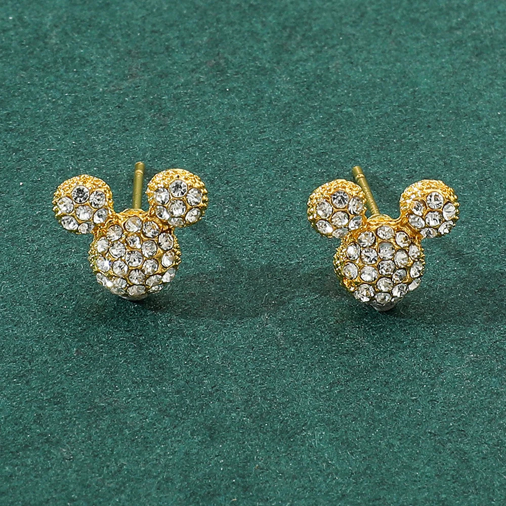 Cute Disney Stitch Flower Stud Earrings for Women and Girls - Smarsty