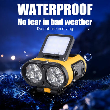 LED Headlamp Smart Sensor Cap Clip Light TPYE-C Rechargeable Flashlight With Power Display Riding Fishing Camping Outdoor Torch by Smarsty