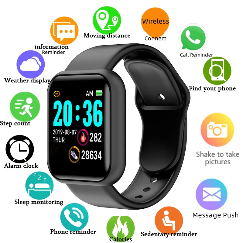 Multifunctional Smart Watch for Fitness and Music Tracking - Smarsty
