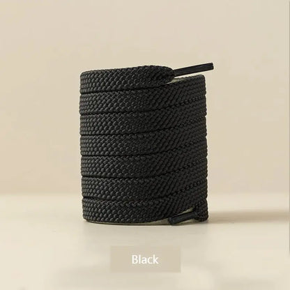 New Flat Classic Shoelaces for Sneakers Casual Shoe laces White Black Sports Shoelace Shoes Balanc String Shoe Accessories - Smarsty