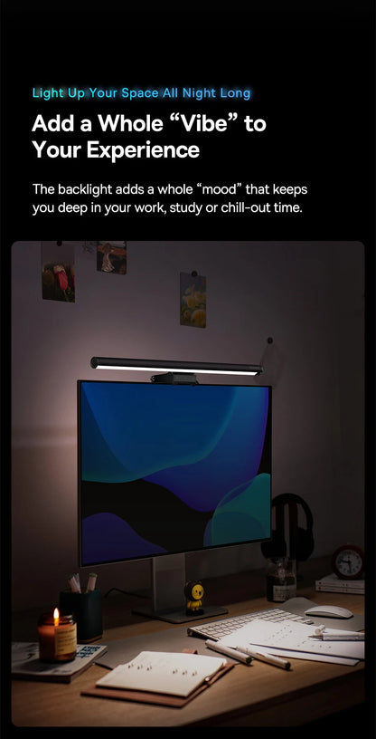 Baseus LED Screen Light Desk Lamp for Reading - Smarsty