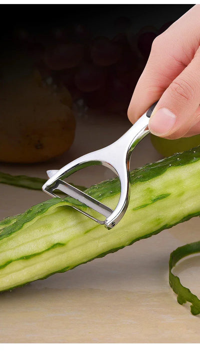 304 Stainless Steel Y-Shaped Potato Apple Peeler Rotatable Fruits Peeler Peeling Tool Kitchen Gadgets Fruit Vegetable Tools by Smarsty