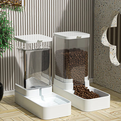 Automatic Pet Feeder and Water Bowl for Dogs and Cats - Smarsty