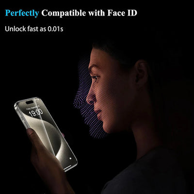 4Pcs Tempered Glass For iPhone 16 15 14 13 12 11 Pro Max Screen Protector For iPhone 7 8 Plus X XS Max XR Protective Glass Film - Smarsty