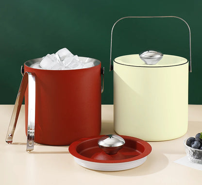 Portable Stainless Steel Ice Bucket for Outdoor Parties - Smarsty