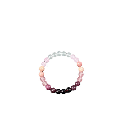 Pink Amethyst Beaded Bracelet for Self Love - Smarsty