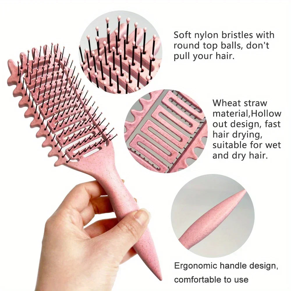 3 in 1 Curl Define Styling Brush for Shaping Curls - Smarsty