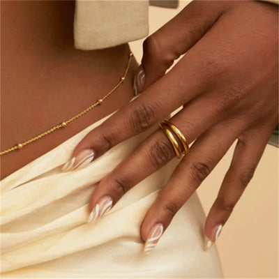 Girls Antique Gold Beaded Belly Chain for Beach Style - Smarsty