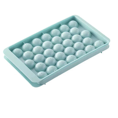 33 Ice Boll Hockey PP Mold Frozen Whiskey Ball Popsicle Ice Cube Tray Box Lollipop Making Gifts Kitchen Tools Accessories - Smarsty