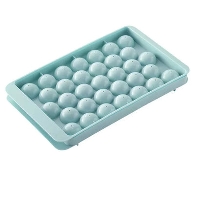 33 Ice Boll Hockey PP Mold Frozen Whiskey Ball Popsicle Ice Cube Tray Box Lollipop Making Gifts Kitchen Tools Accessories - Smarsty