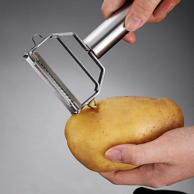 Stainless Steel Peeler Fruit Vegetable Multifunction Grater Julienne Peeler Slice Melon Potato Carrot Cucumber Home Kitchen Tool by Smarsty