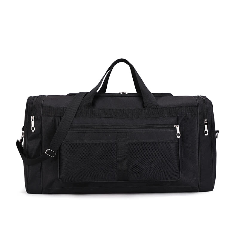 Large Capacity Luggage Bag Travel Duffle With Shoulder Strap - Smarsty