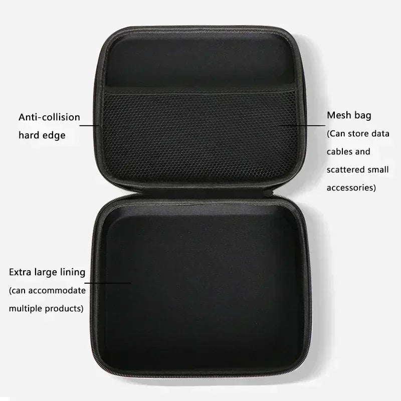 Multi Size EVA Hard Storage Box Travel Case Zipper - Smarsty