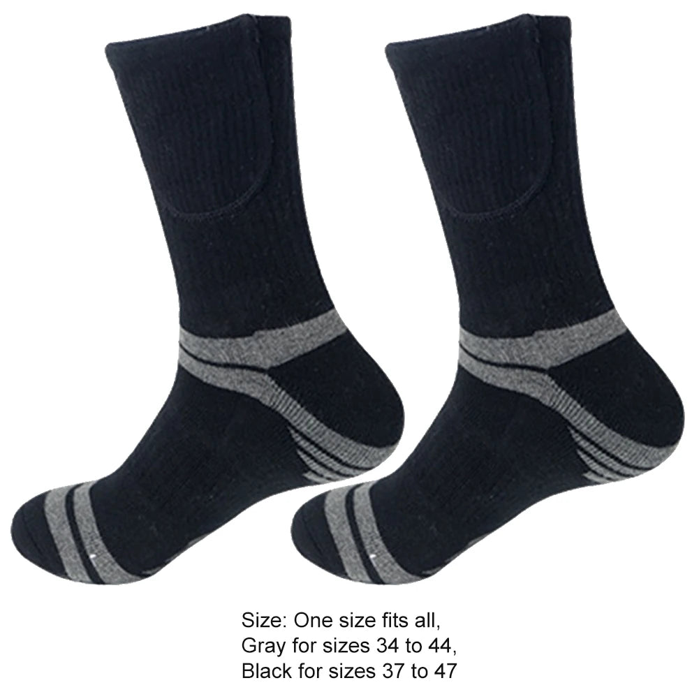 Electric Heating Socks 3 Mode Rechargeable Anti-Cold Thermal Heated Foot Warmer For Outdoor Camping Ski Sport Winter(no battery)