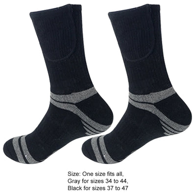 Electric Heating Socks 3 Mode Rechargeable Anti-Cold Thermal Heated Foot Warmer For Outdoor Camping Ski Sport Winter(no battery)