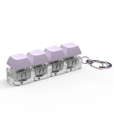 4 Keys Keyboard Keycaps Fidget Toy DIY Finger Keycaps Party Stress Relief Keyboard Caps Finger Button Fidget Decompression Toys - Smarsty
