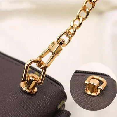 1/10pcs D-shaped Ring Bag Clip Buckles Retro Metal Double Buckle Handbag Chain Handles Connector Bag Strap Hardware Accessories - Smarsty