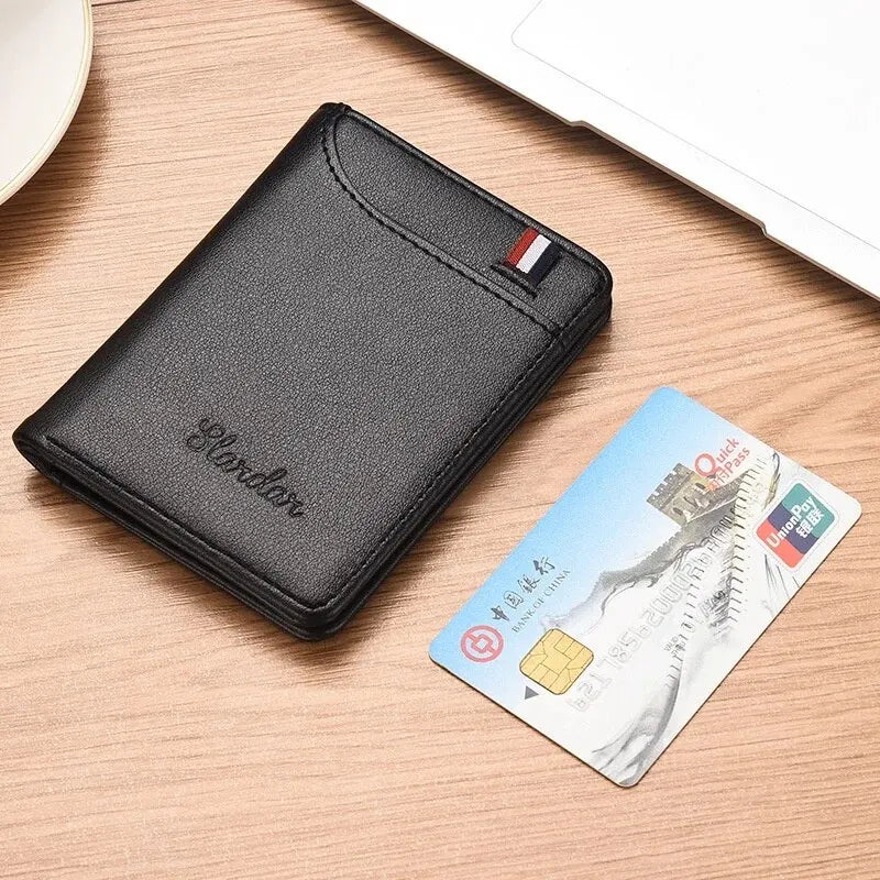 [Crazy Bag] Ultra Thin Men's Wallet Vertical Small Card Holder
