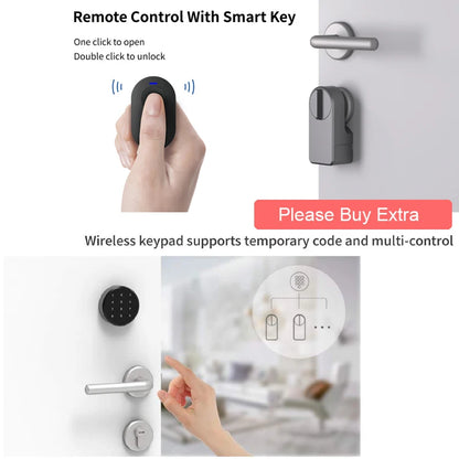 A1 Pro Bluetooth Smart Door Lock With Easy Installation - Smarsty