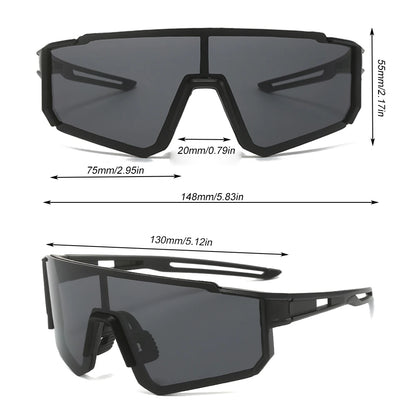 Polarized Cycling Sunglasses UV Protection Windproof Glasses For Men Women Polarized Lens Road Riding Bike Sport Glasses Eyewear