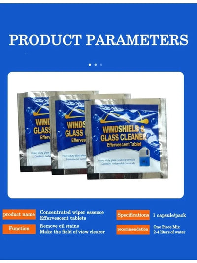 Effervescent Solid Windshield Cleaner Tablet For Glass - Smarsty