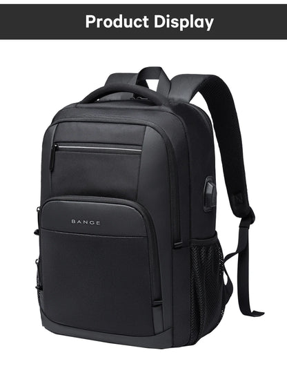BANGE Sling Travel Laptop Backpack Fits 15.6 Inch Laptop for Men and Women Waterproof with Side Mesh Pocket USB Charging Port - Smarsty