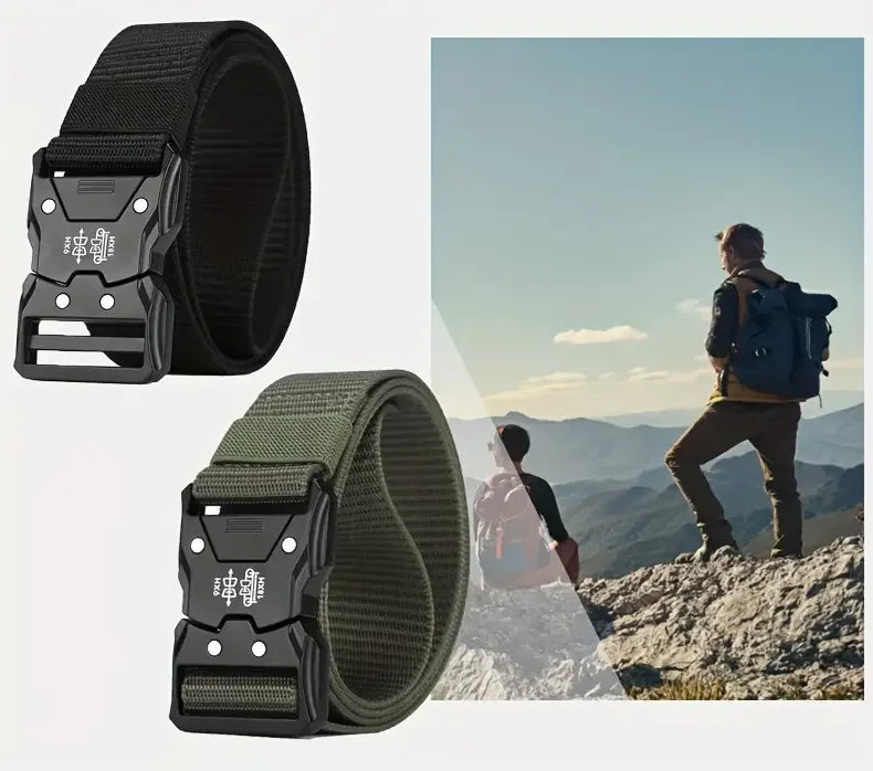 Tactical Waist Belt with Durable Automatic Buckle - Smarsty