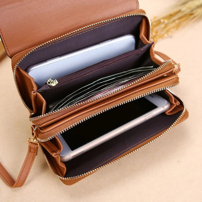 Women's Wallet Korean Handbag Multi Card Large Capacity Casual Shoulder Bag Mobile Phone Packet Fashion New Style - Smarsty