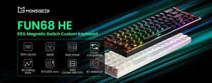 MonsGeek 60 Percent Mechanical Gaming Keyboard For Esports