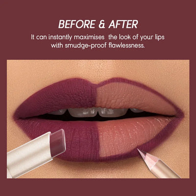 USHAS 12 Color Lip Liner and Lipstick Set Long Lasting Matte Finish - Smarsty