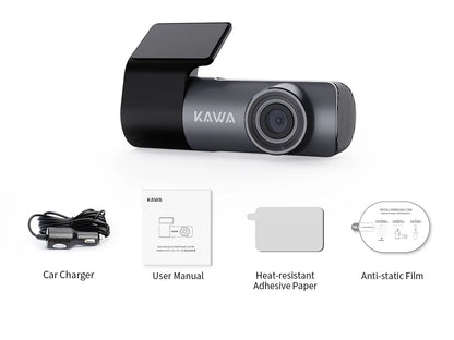 2K Car Dash Cam With Night Vision And Wireless WiFi - Smarsty