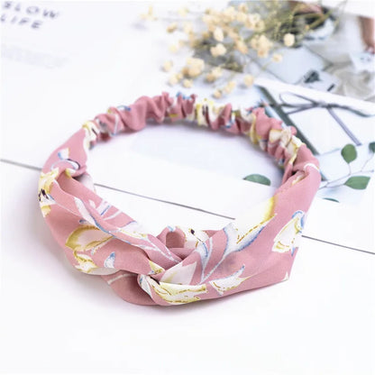 Bohemian Print Headbands For Women Vintage Turban Comfort - Smarsty