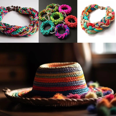 Natural Raffia Straw Yarn for Eco-Friendly Knitting - Smarsty