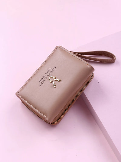 Luxury Brand Women's Small Wallet Female Card Holder Short Wallets with Coin Purse for Woman Ladies PU Leather Hasp Mini Clutch - Smarsty