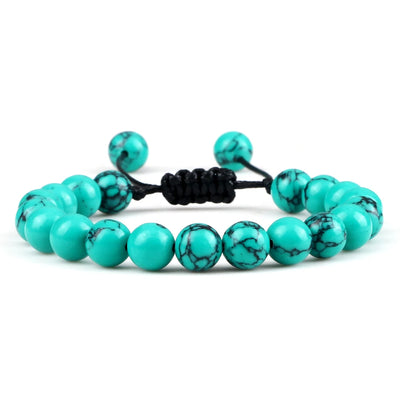 Adjustable 8mm Tiger Eye Beads Bracelet for Yoga Healing - Smarsty