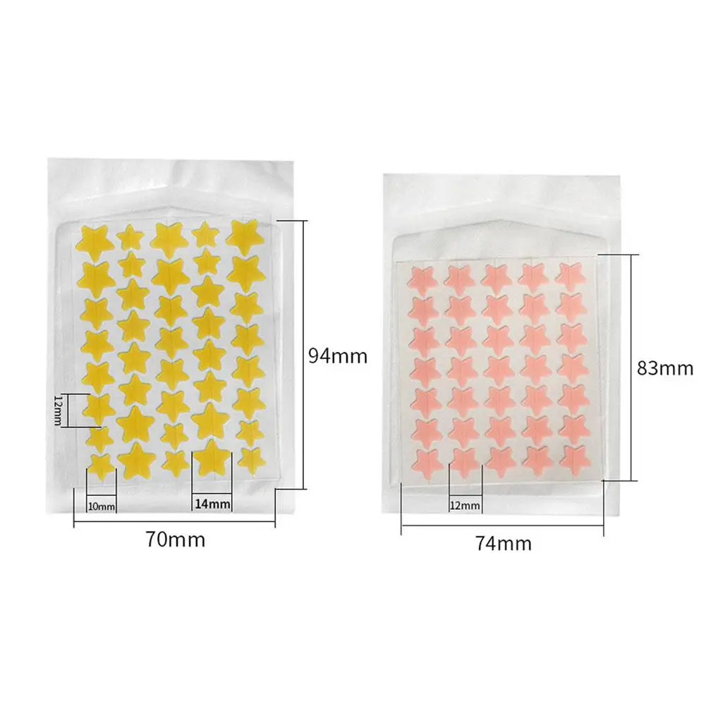 Colorful Star Heart Shaped Acne Pimple Patches - Smarsty
