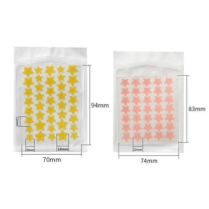 Colorful Star Heart Shaped Acne Pimple Patches - Smarsty