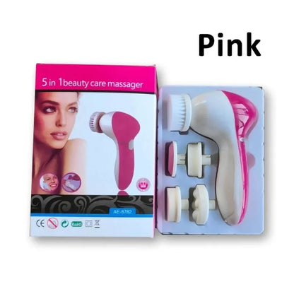 Electric 5 In 1 Facial Brush With Pore Cleaner - Smarsty