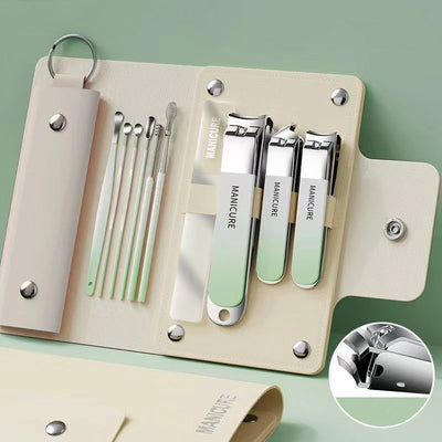 Portable Manicure Set with Sharp Stainless Steel Tools - Smarsty
