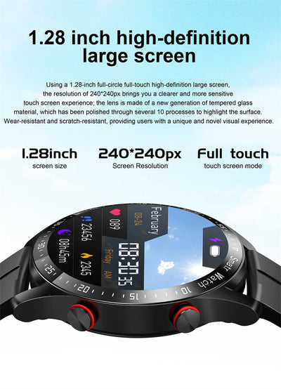 Bluetooth Call Smart Watch for Men with Health Tracking - Smarsty