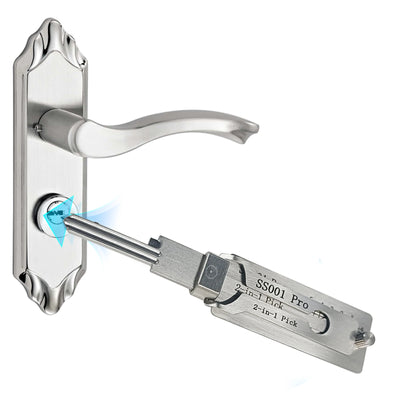 1-5X Stainless Steel Key Decoder Precision Hook And Pickup Hand Tool O-ring Pickup Repair Kit Available Hook Hand Measuring Tool - Smarsty