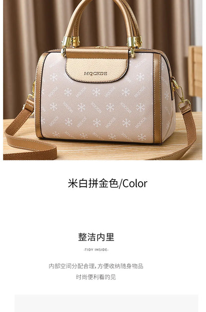 Soft Leather Women Crossbody Bag Large Capacity Versatile - Smarsty